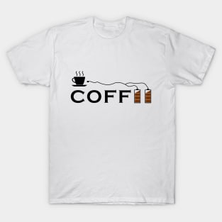 RECHARGED BY CAFFEINE T-Shirt